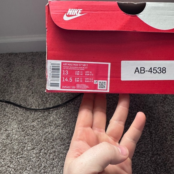 Nike Air Max 97 Coconut Milk Black - Picture 7 of 7